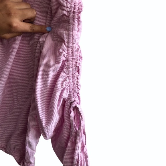 Walter Baker Megan striped rushed one shoulder top - Picture 6 of 8